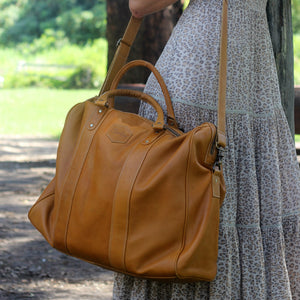The Roux Oversized Leather Travel Bag