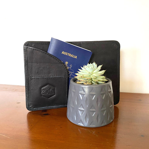 The Texas Leather Passport Wallet